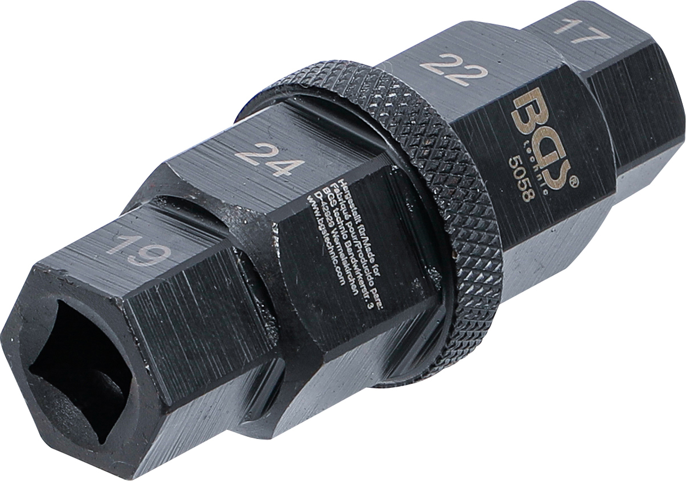 BGS Motorrad-Spezial-Einsatz | Antrieb 10 mm (3/8") | 17 - 19 - 22 - 24 mm