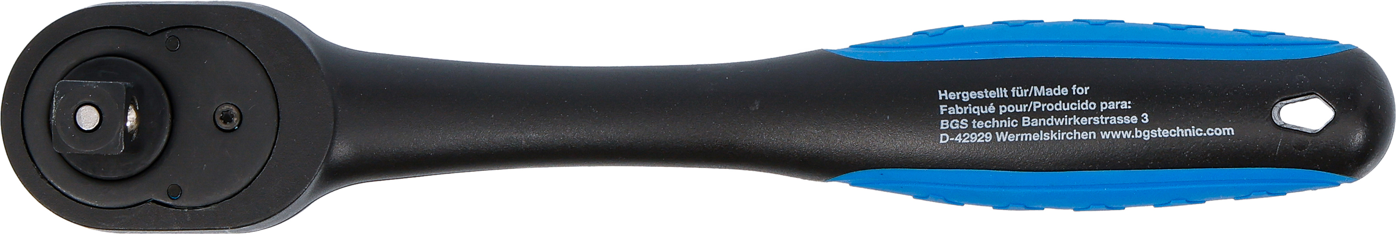 BGS Umschaltknarre, kunststoff-ummantelt | Abtrieb Außenvierkant 12,5 mm (1/2")