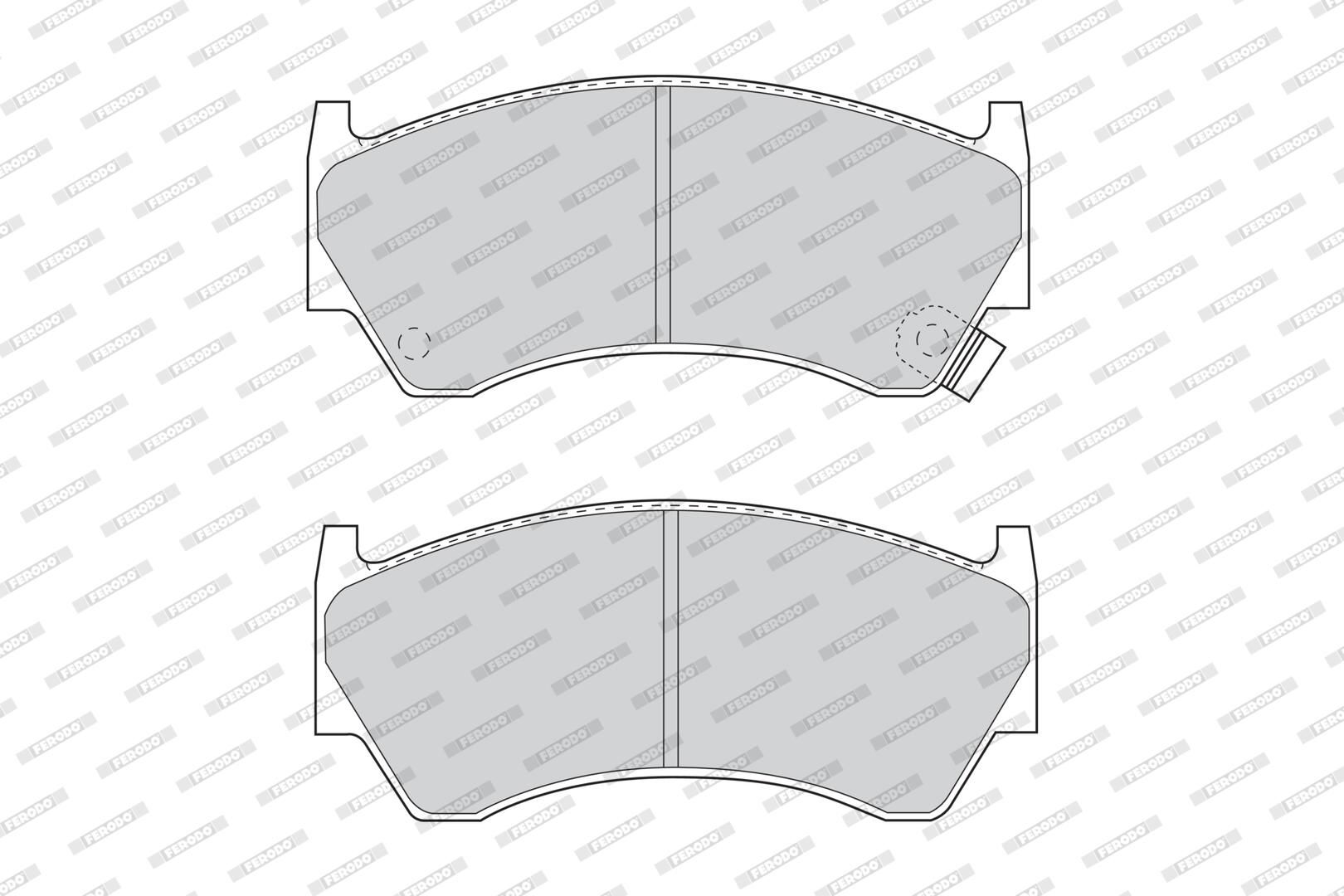 Bremsbelagsatz, Scheibenbremse