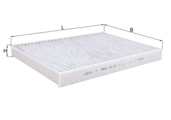 Filter, Innenraumluft “KNECHT Aktivkohlefilter , LA 1294 , LAO 1294 ”