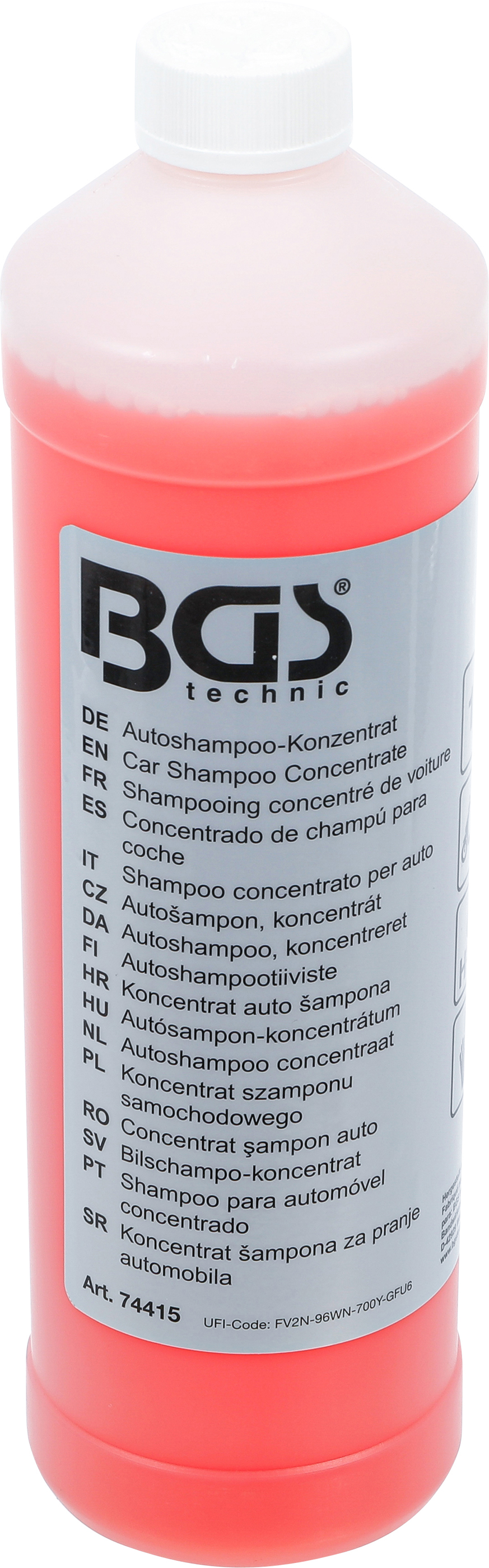 BGS Autoshampoo-Konzentrat | rot | 1000 ml