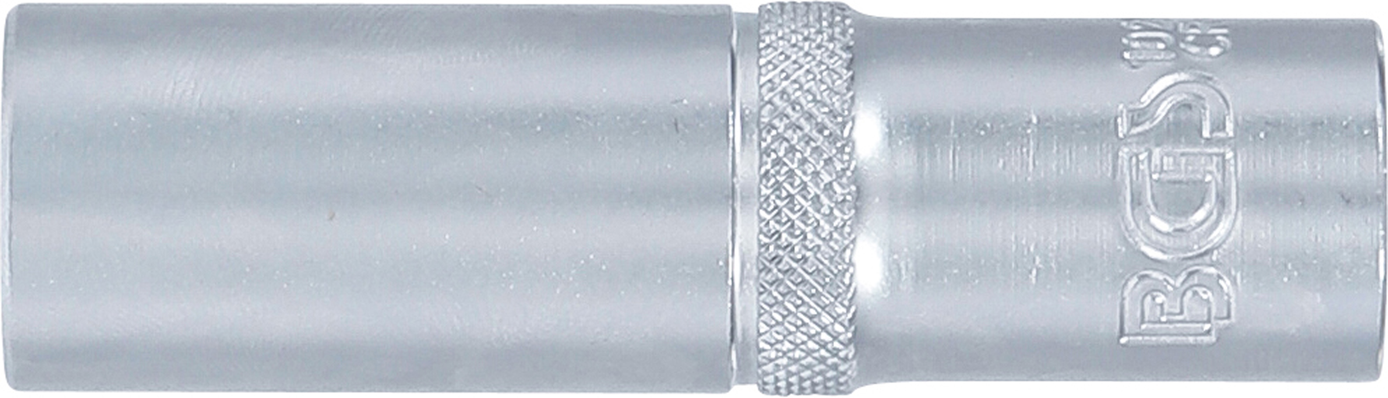 BGS Steckschlüssel-Einsatz Gear Lock, tief | Antrieb Innenvierkant 12,5 mm (1/2") | SW 16 mm