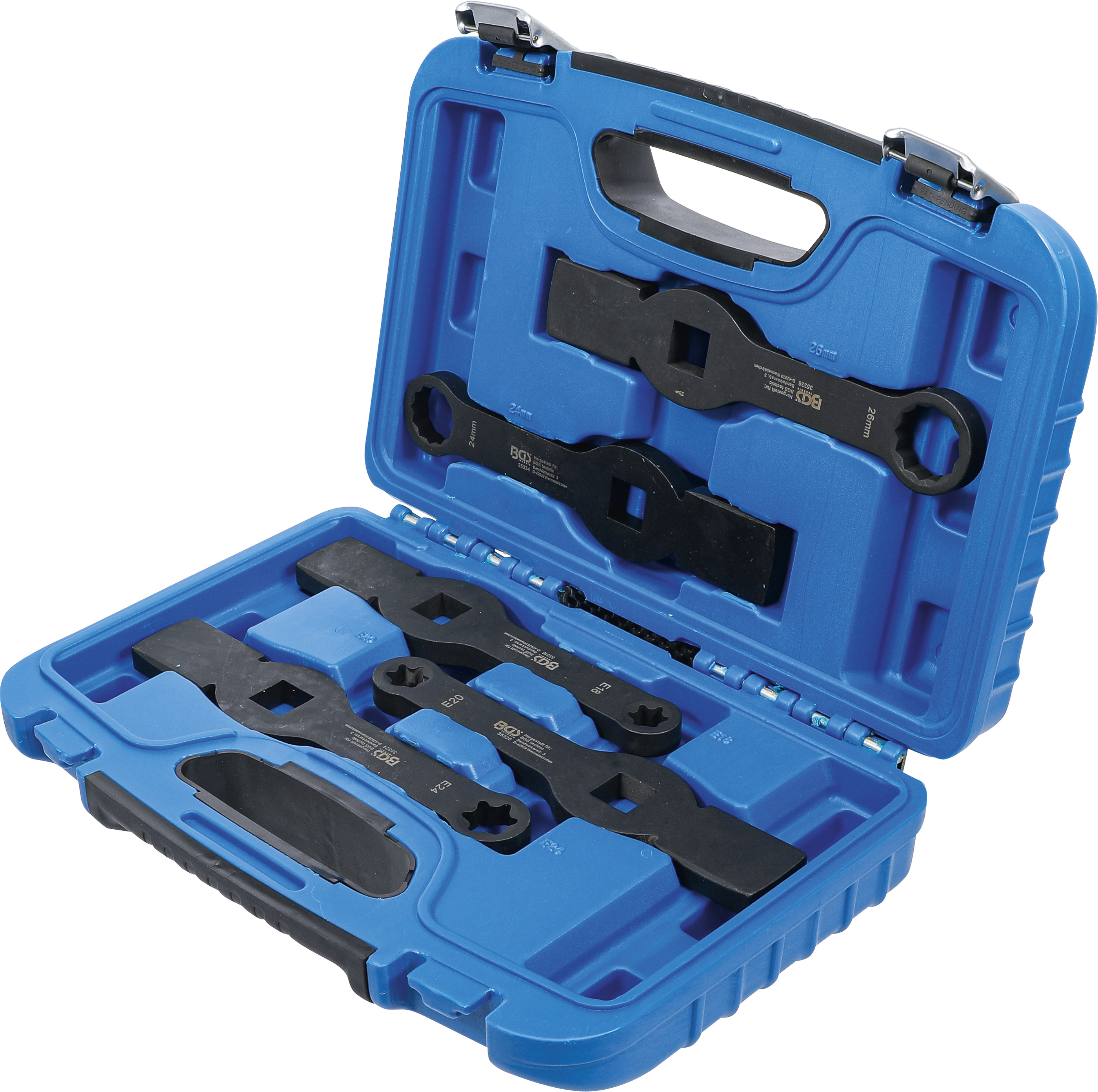 BGS Schlag-Ringschlüssel-Satz | Zwölfkant / E-Profil (für Torx) | 5-tlg.