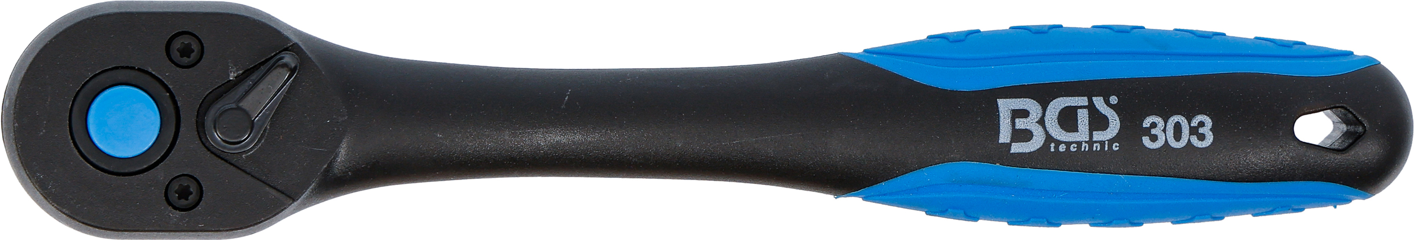 BGS Umschaltknarre, kunststoff-ummantelt | Abtrieb Außenvierkant 10 mm (3/8")