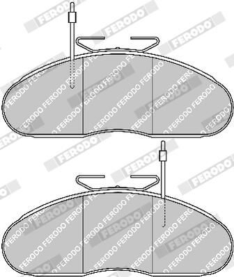 Bremsbelagsatz, Scheibenbremse
