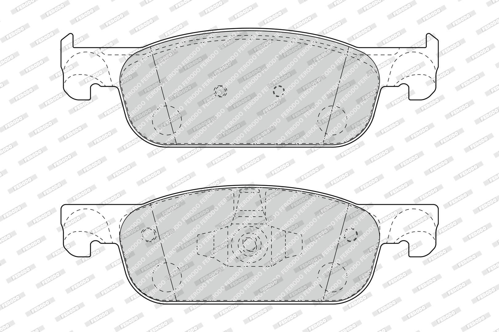 Bremsbelagsatz, Scheibenbremse