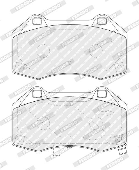 Bremsbelagsatz, Scheibenbremse