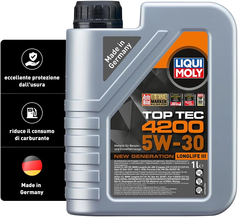 5W-30 Liqui Moly 3706 Top Tec 4200 Longlife III Motoröl 1 Liter
