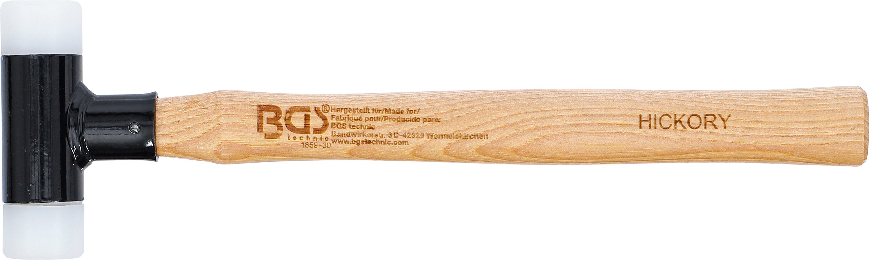 BGS Schonhammer | Hickory-Stiel | rückschlagfrei | Ø 30 mm | 300 g