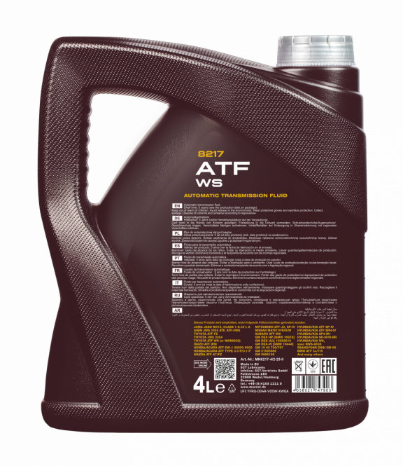 Mannol 8217 ATF WS Automatikgetriebeöl 4 Liter