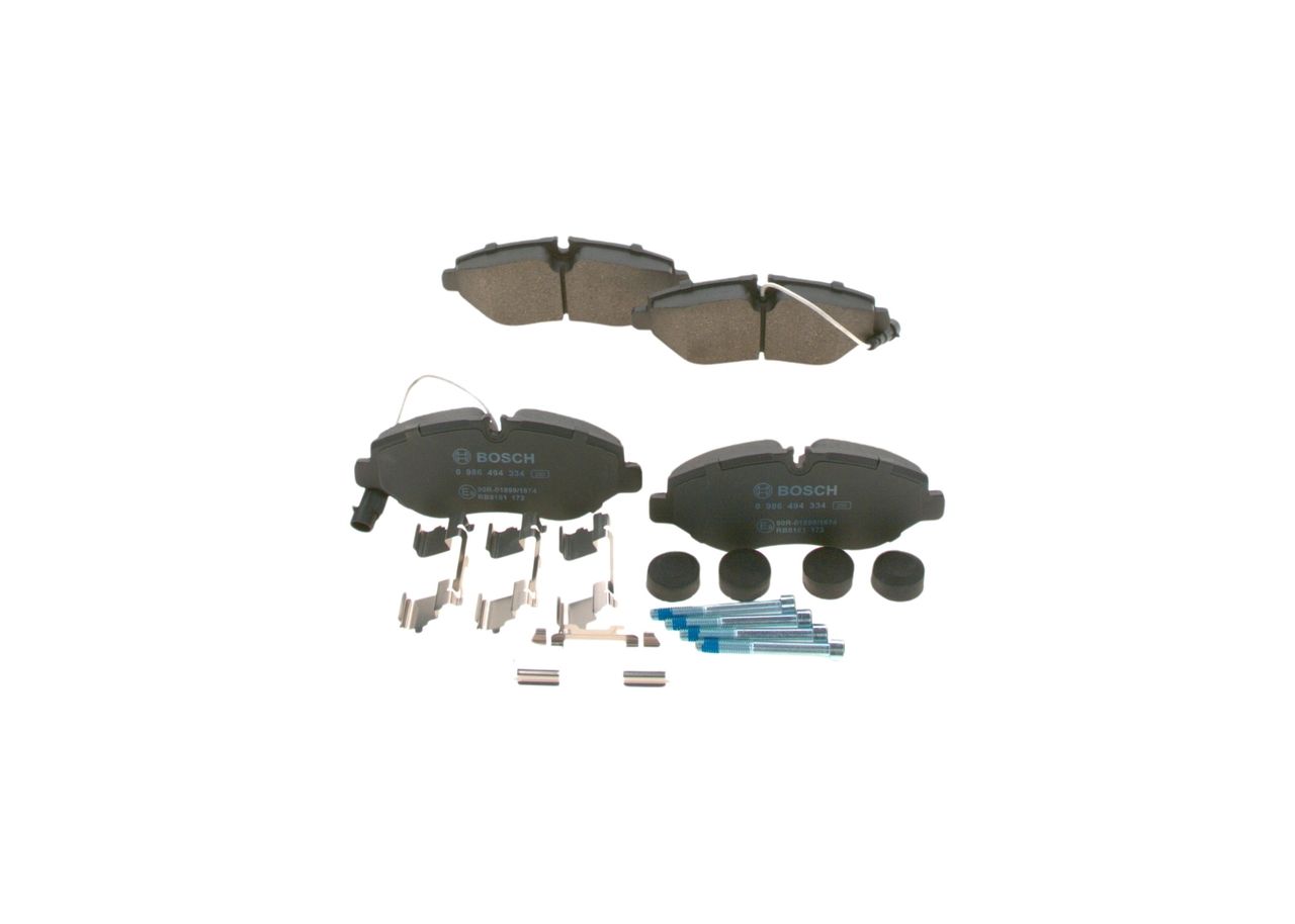 Bremsbelagsatz, Scheibenbremse