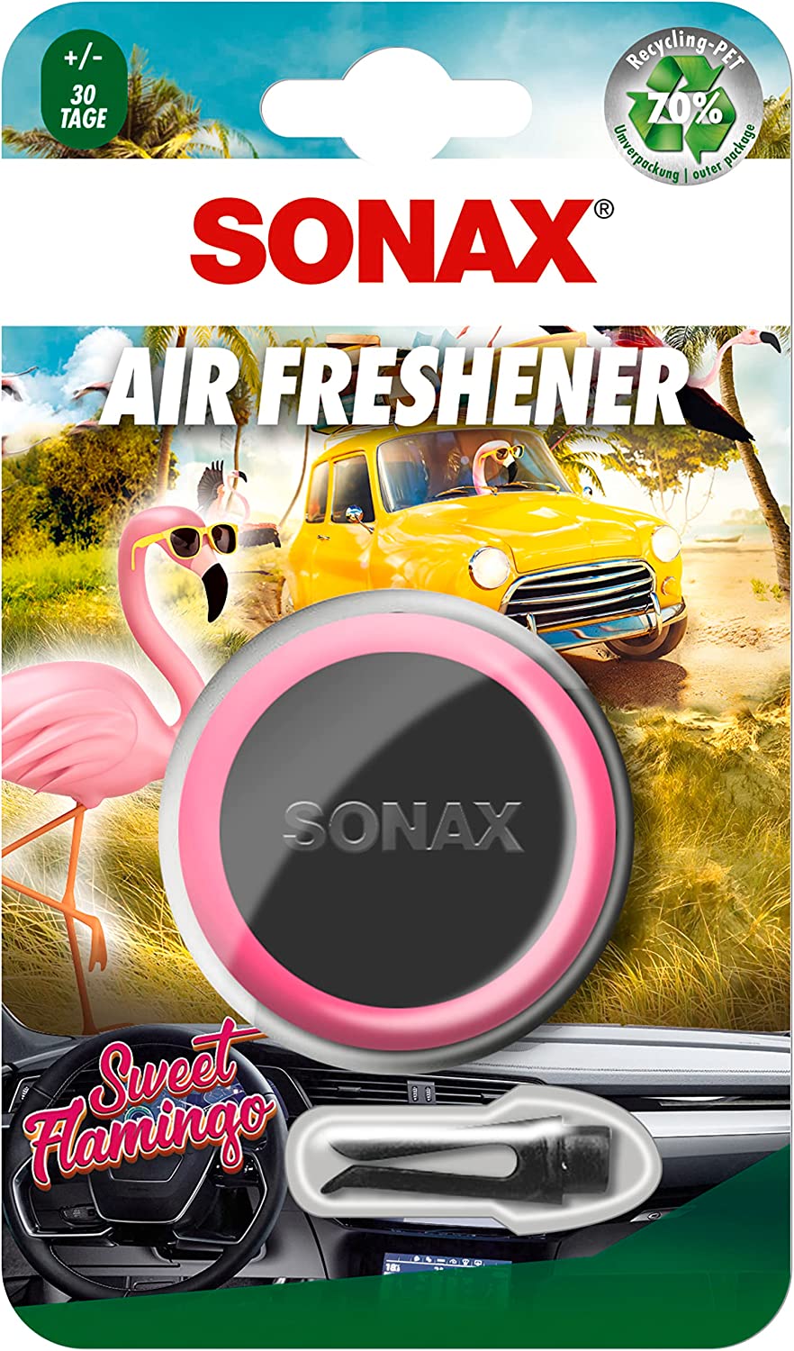 Sonax Air Freshener Sweet Flamingo Lufterfrischer Clip