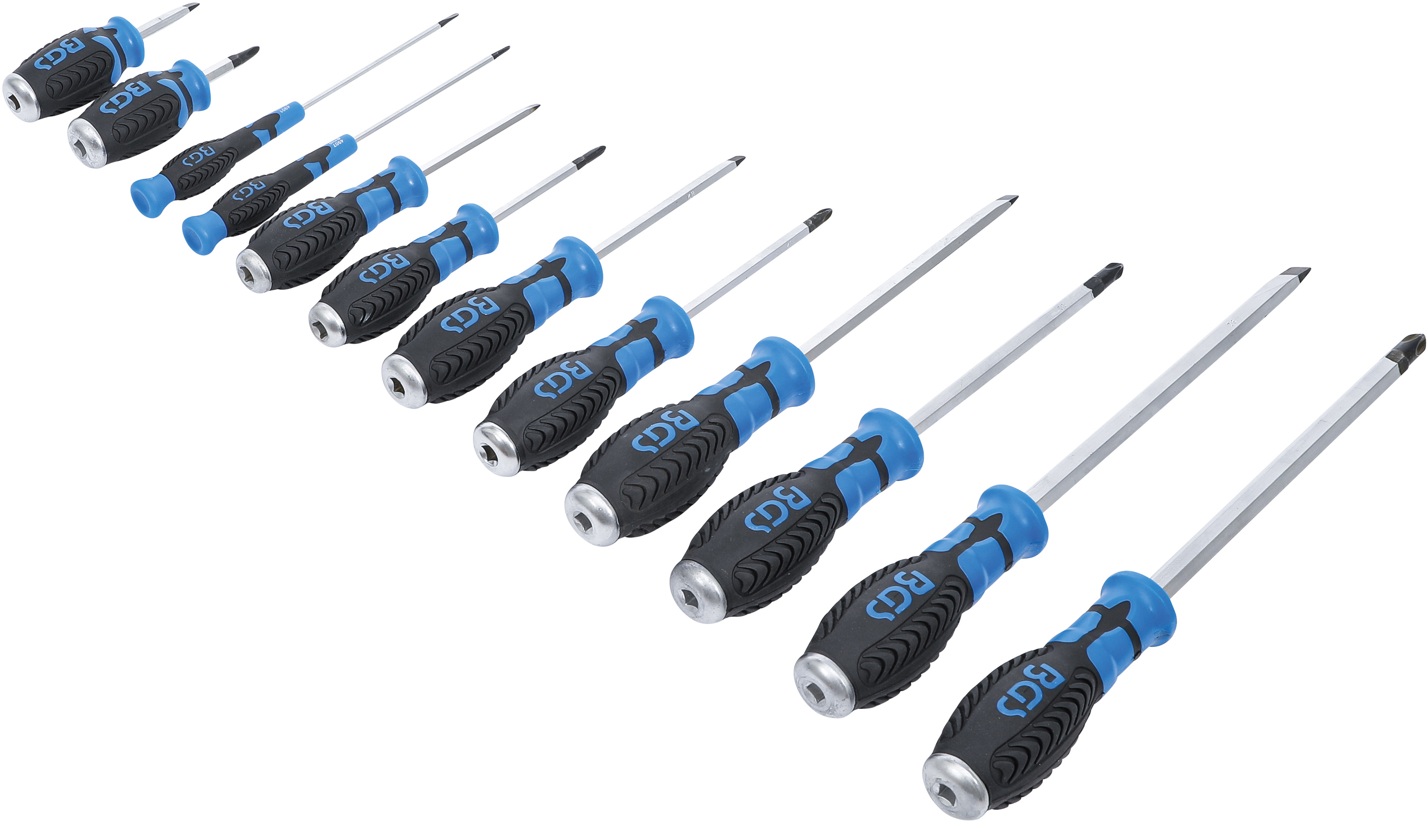 BGS Schraubendreher-Satz | mit 6,3 mm (1/4") Innenvierkant | 12-tlg.
