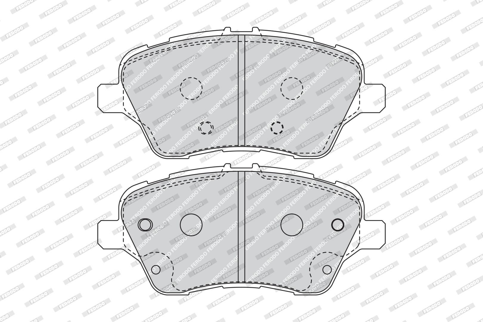 Bremsbelagsatz, Scheibenbremse