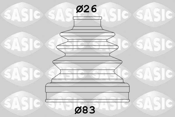 Faltenbalgsatz, Antriebswelle