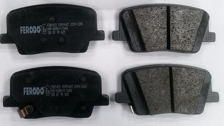 Bremsbelagsatz, Scheibenbremse