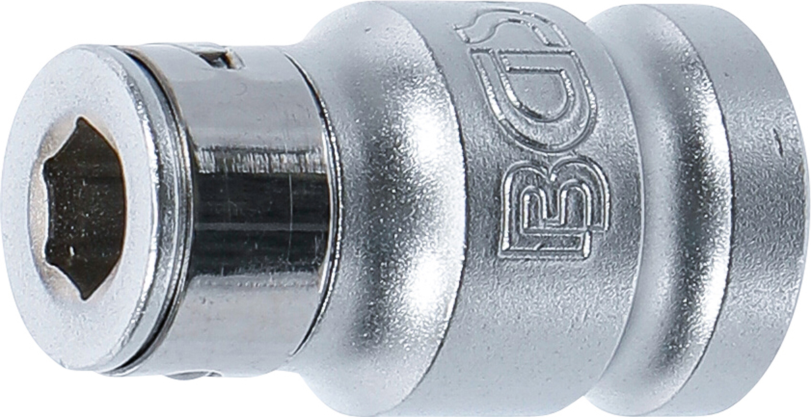 BGS Bit-Adapter mit Haltekugel | Innenvierkant 12,5 mm (1/2") | Innensechskant 8 mm (5/16")
