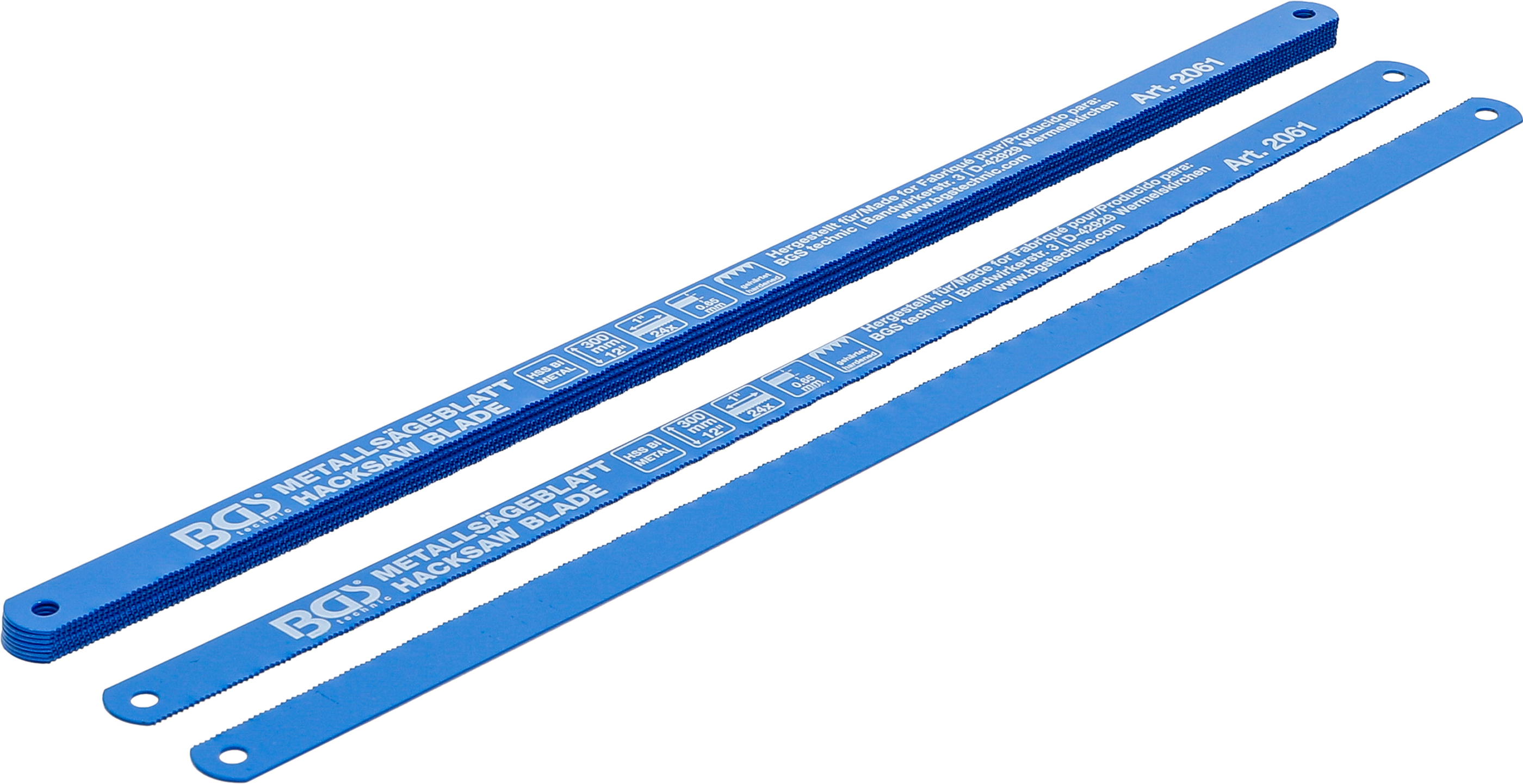 BGS Metallsägeblätter | HSS flexibel | 13 x 300 mm | 10-tlg.