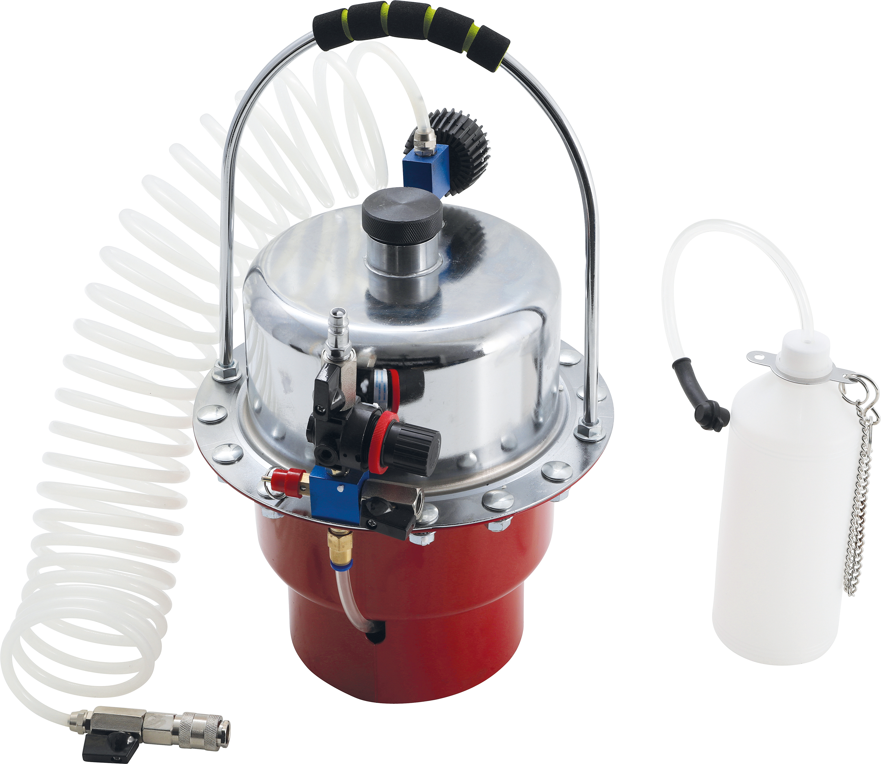 BGS Druckluft-Bremsenentlüfter- und Adapter-Satz | 17-tlg.