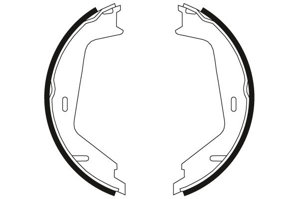 Bremsbackensatz, Feststellbremse