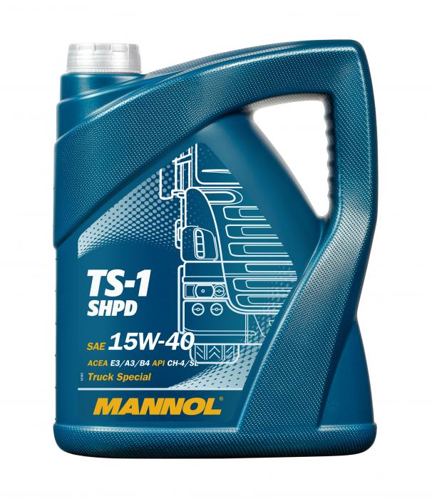 15W-40 Mannol 7101 TS-1 SHPD Motoröl 5 Liter