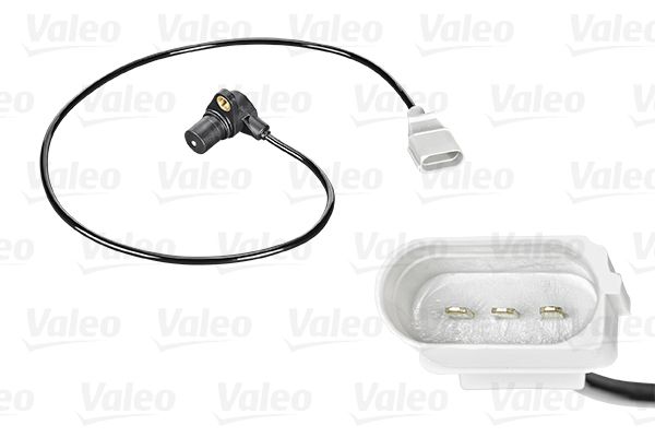 Impulsgeber, Kurbelwelle VAL254026 “VALEO 3 -polig, 12 V”