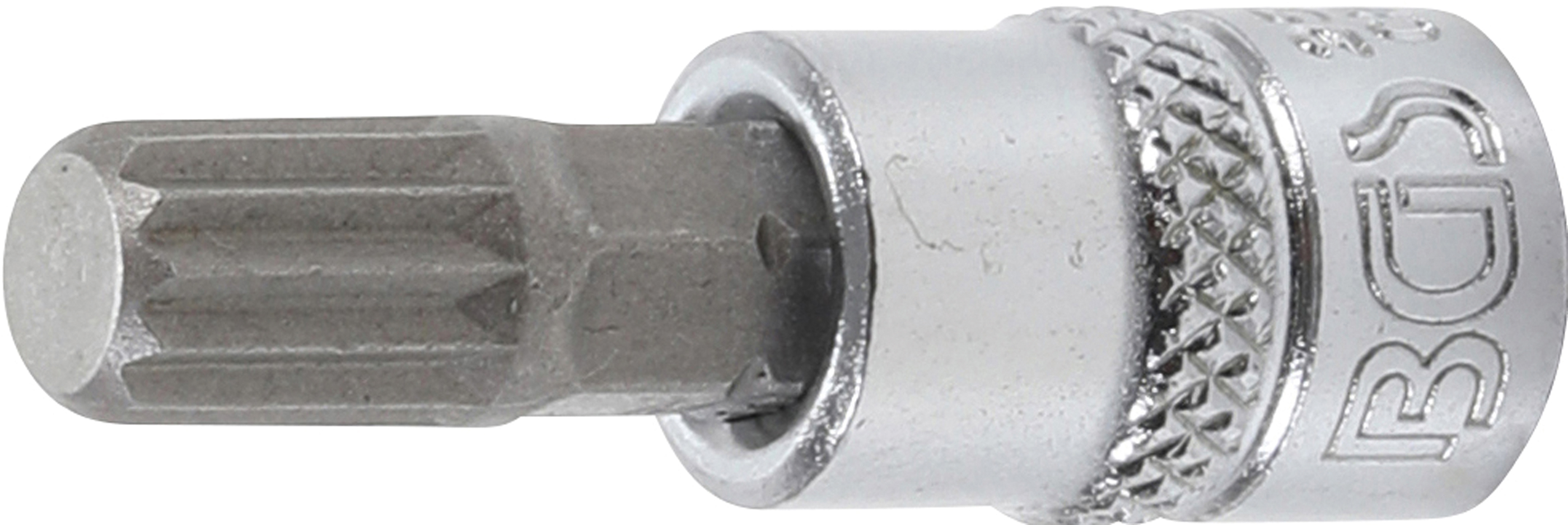 BGS Bit-Einsatz | Antrieb Innenvierkant 6,3 mm (1/4") | Innenvielzahn (für XZN) M8