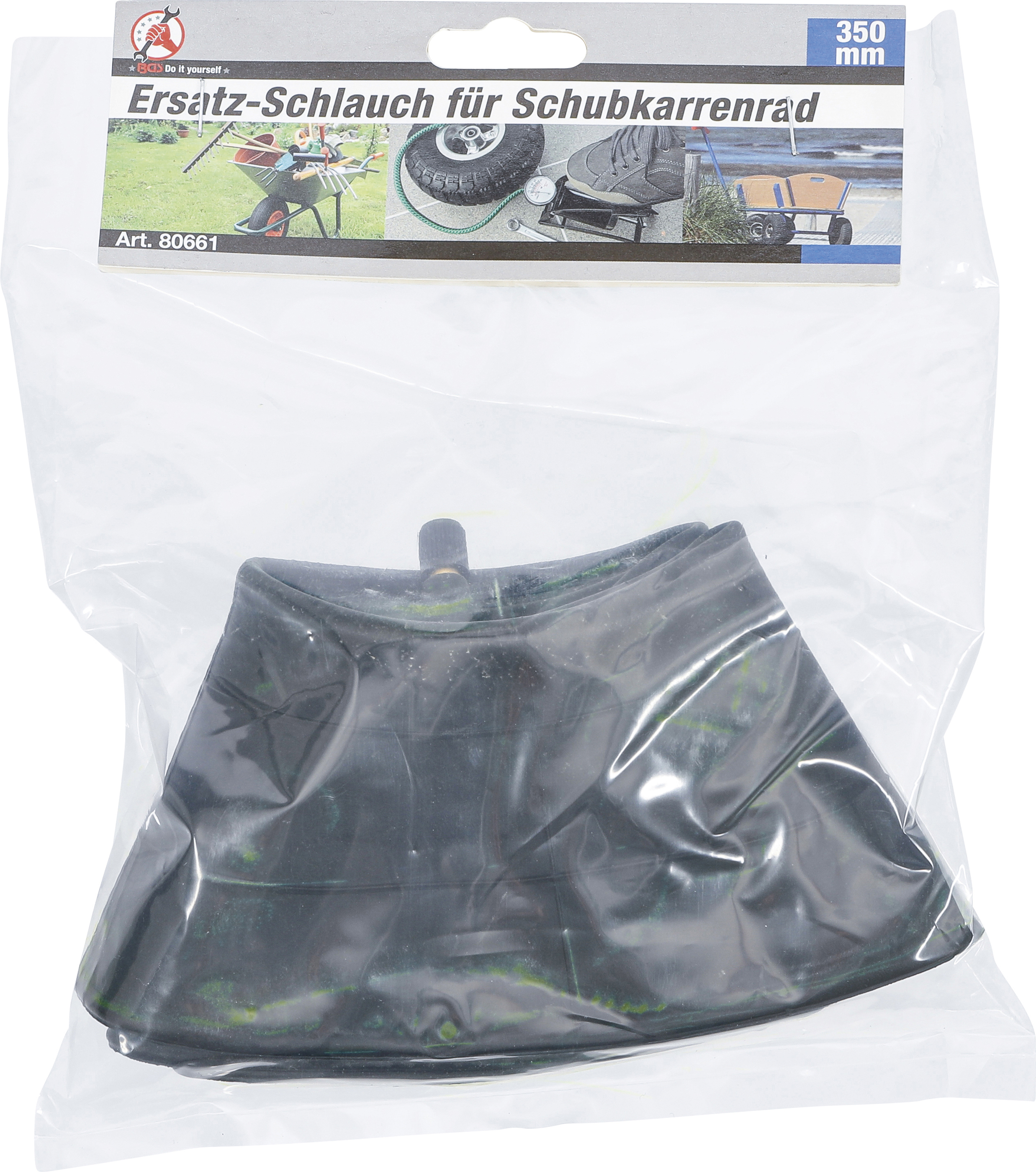 BGS Ersatz-Schlauch für Schubkarrenrad | 350 mm
