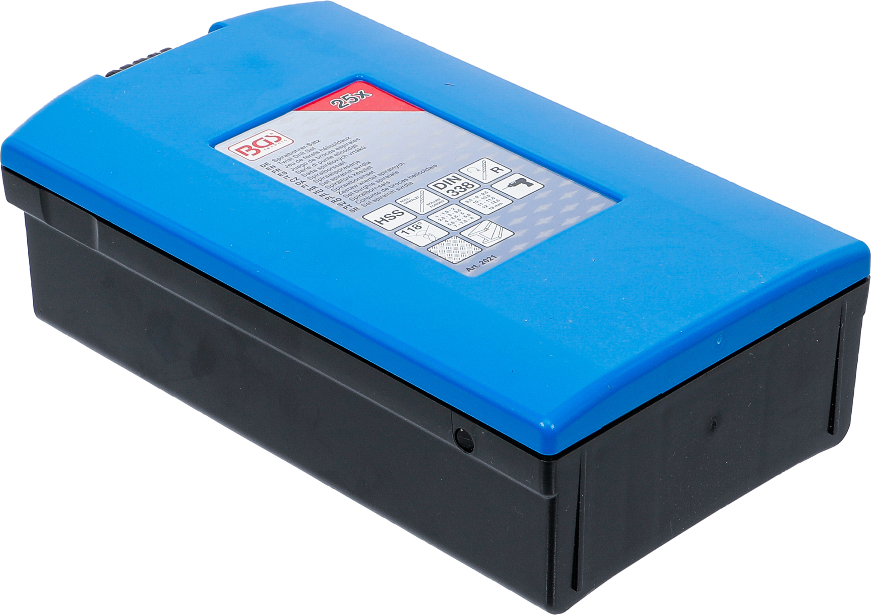 BGS Spiralbohrer-Satz | HSS | 1 - 13 mm | 25-tlg.