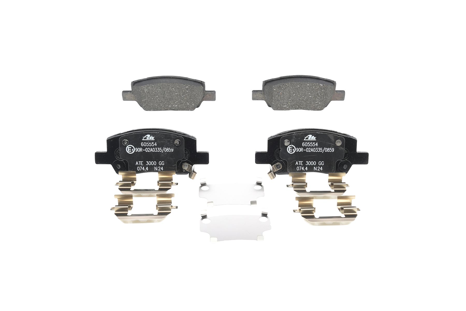 Bremsbelagsatz, Scheibenbremse