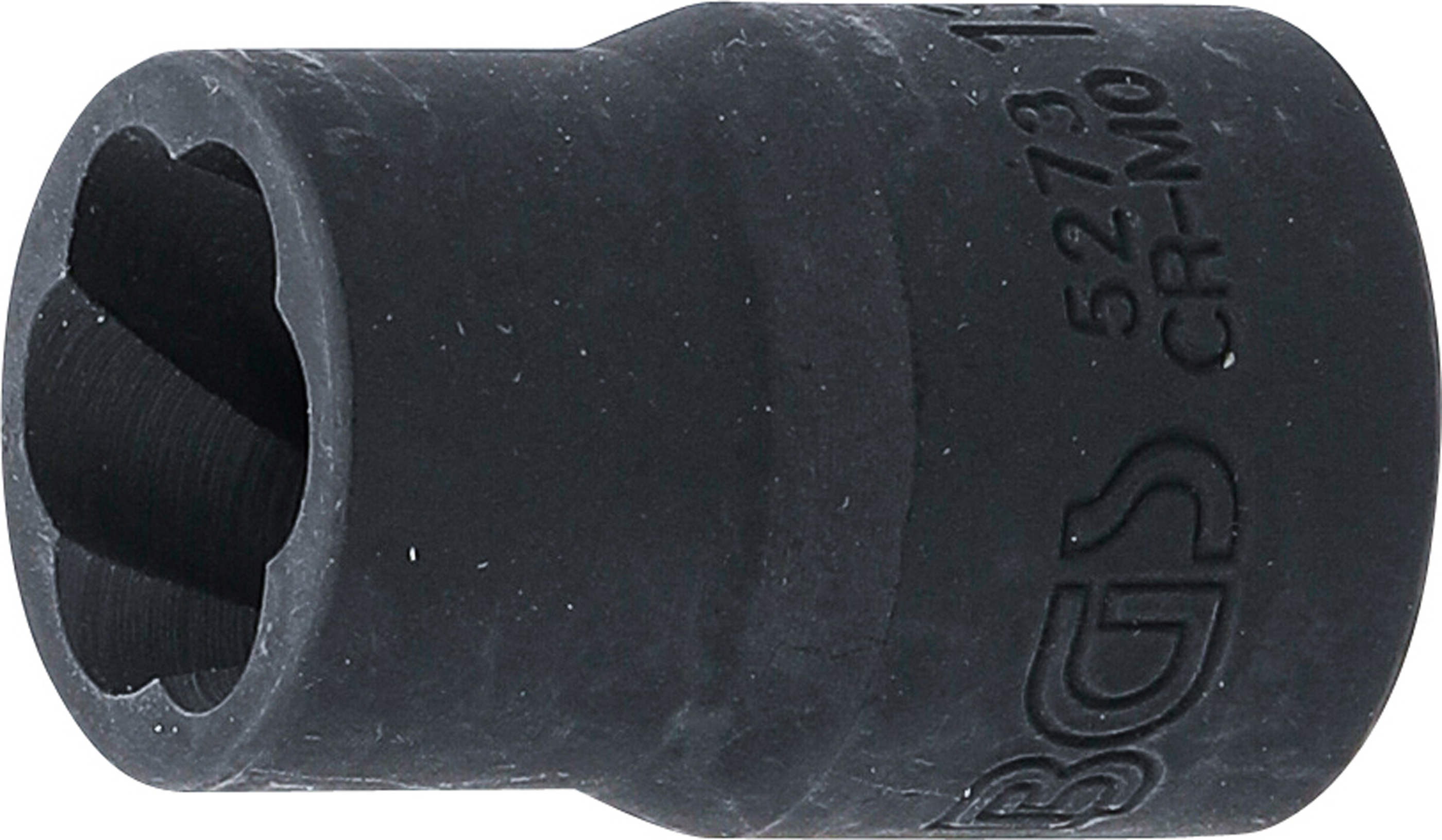 BGS Spiral-Profil-Steckschlüssel-Einsatz / Schraubenausdreher | Antrieb Innenvierkant 10 mm (3/8") | SW 13 mm