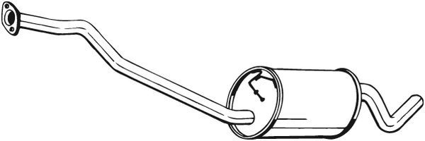 Mittelschalldämpfer