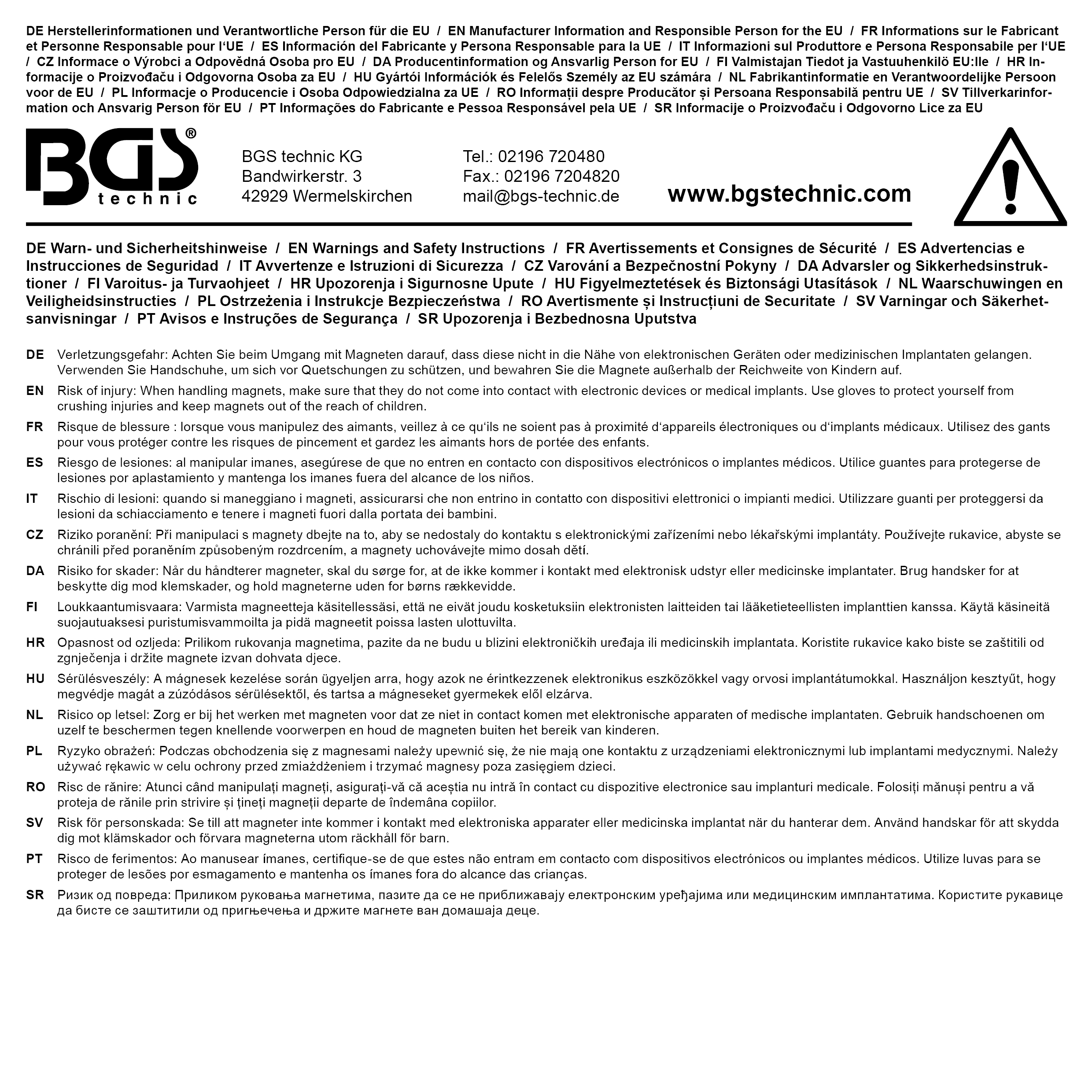 BGS Magnet-Satz | flexibel | 30-tlg.