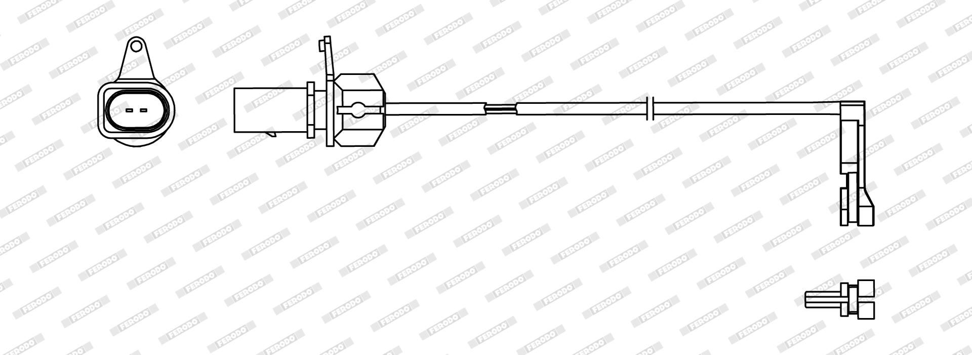 Warnkontakt, Bremsbelagverschleiß