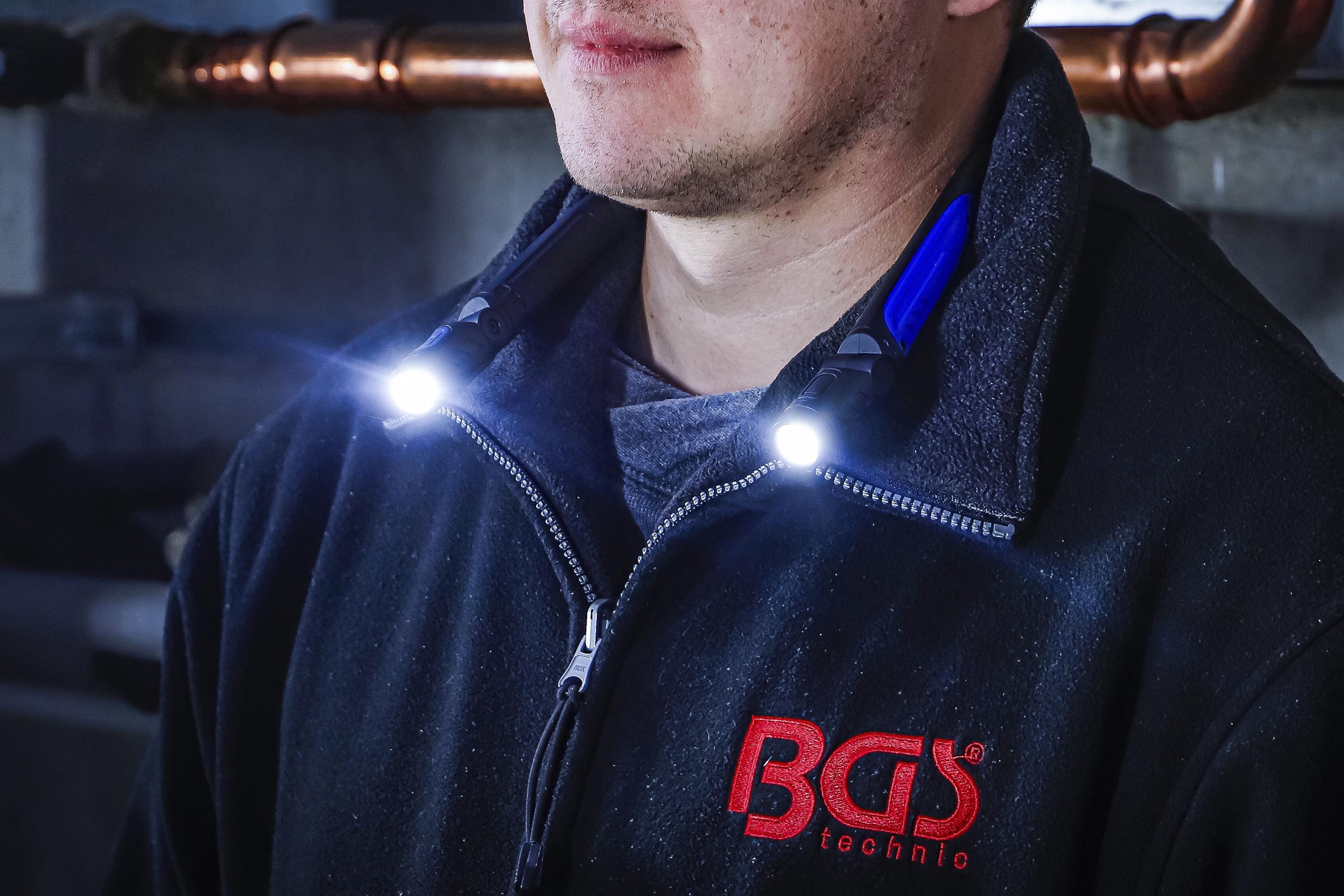 BGS COB-LED-Werkstatt-Nackenleuchte