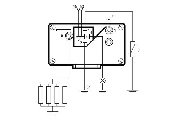 Steuergerät, Glühzeit