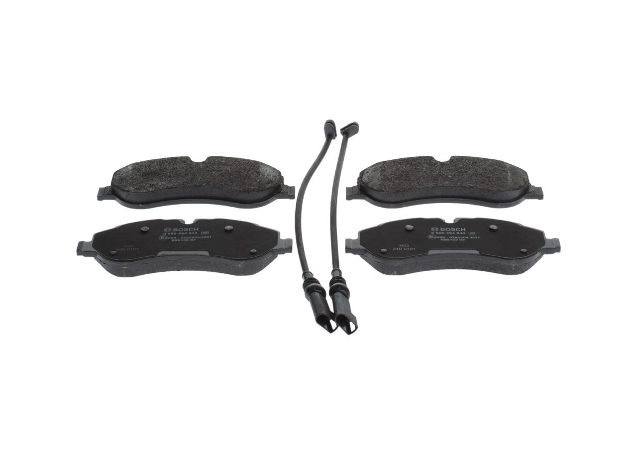 Bremsbelagsatz, Scheibenbremse