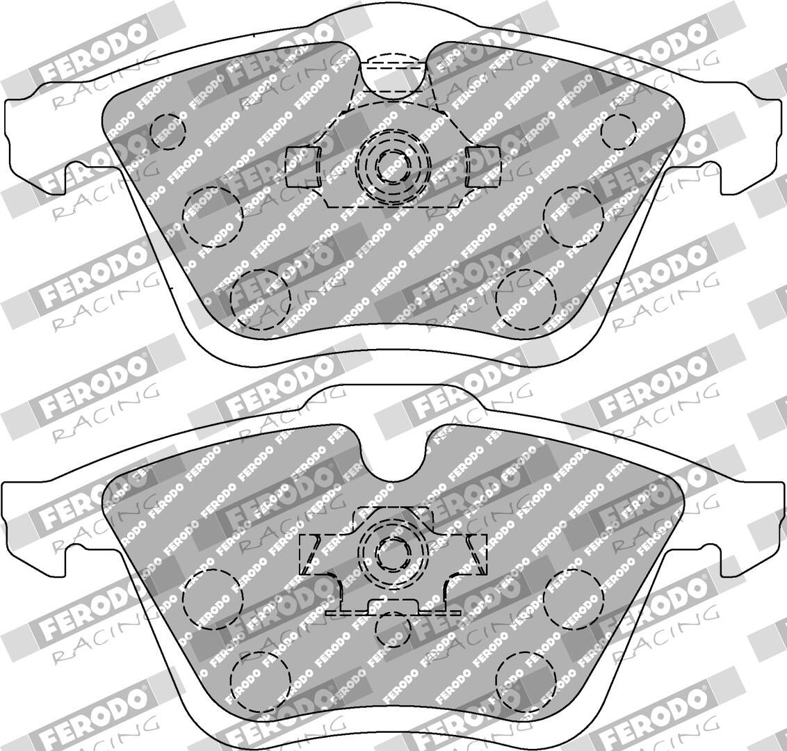 Bremsbelagsatz, Scheibenbremse