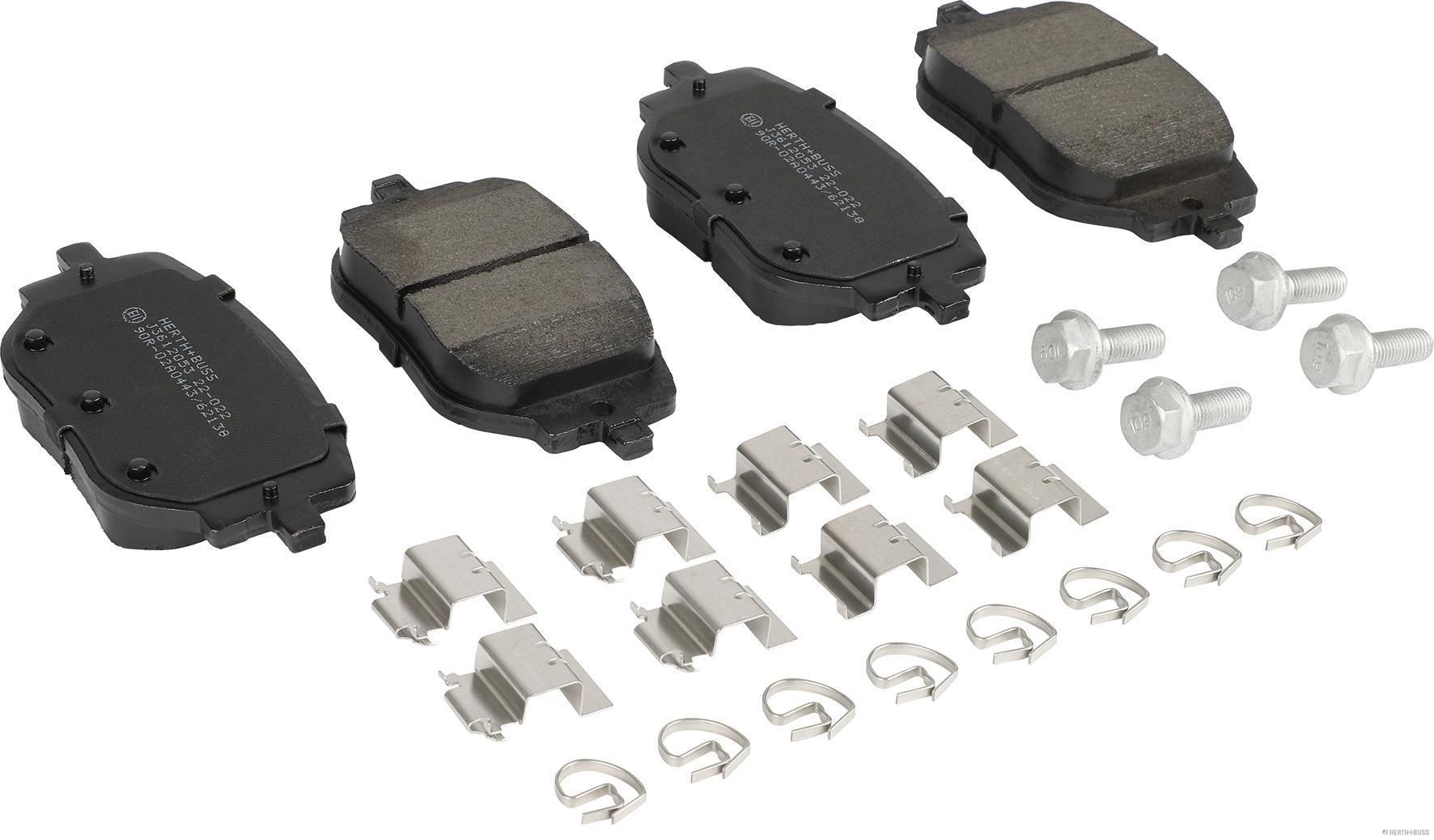 Bremsbelagsatz, Scheibenbremse