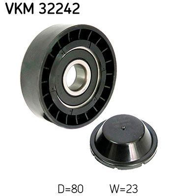 Führungsrolle, Keilrippenriemen passt zu: ALFA ROMEO 145, 146, 155, 164; FIAT BRAVA, BRAVO I, CROMA, FIORINO, MAREA, MULTIPLA, PALIO, PUNTO, SIENA, STRADA, UNO; LANCIA DEDRA 1.4-2.0 06.87-01.12