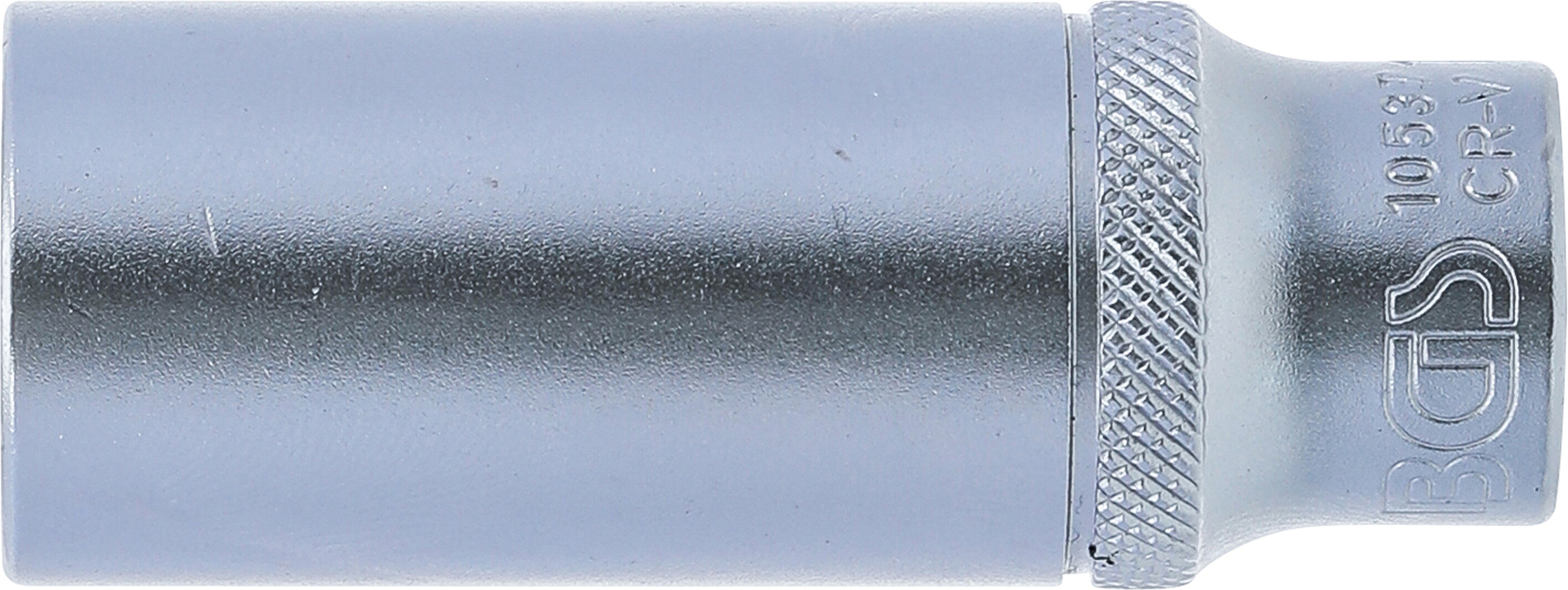 BGS Steckschlüssel-Einsatz Sechskant, tief | Antrieb Innenvierkant 10 mm (3/8") | SW 17 mm