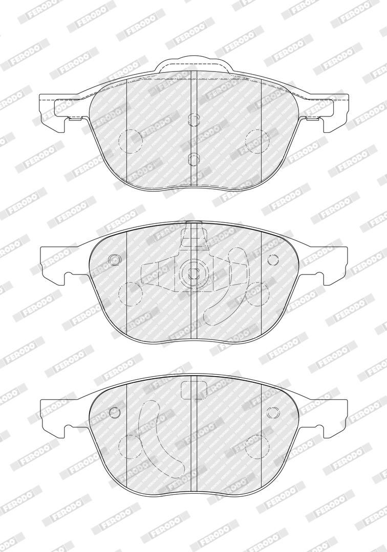 Bremsbelagsatz, Scheibenbremse