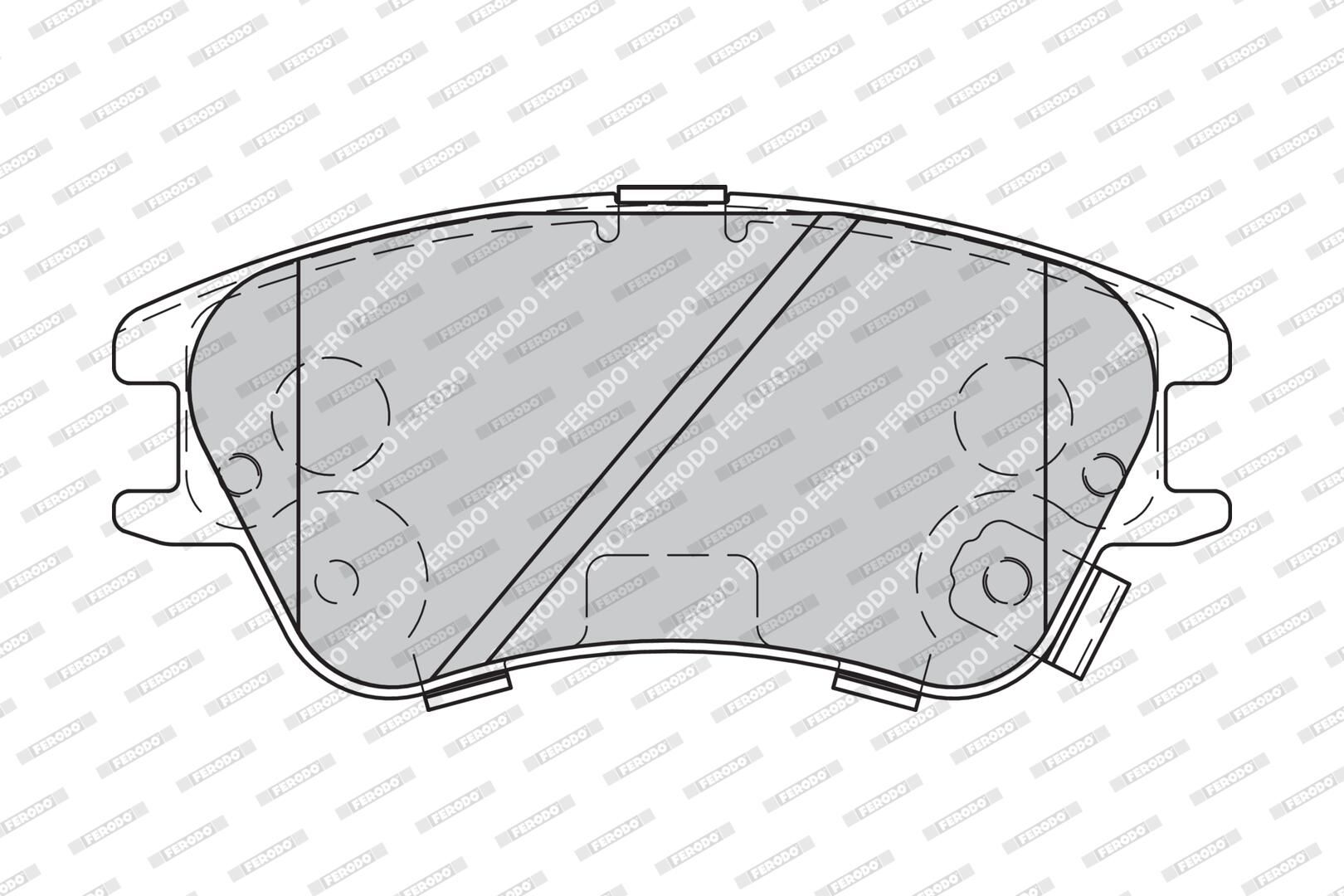 Bremsbelagsatz, Scheibenbremse