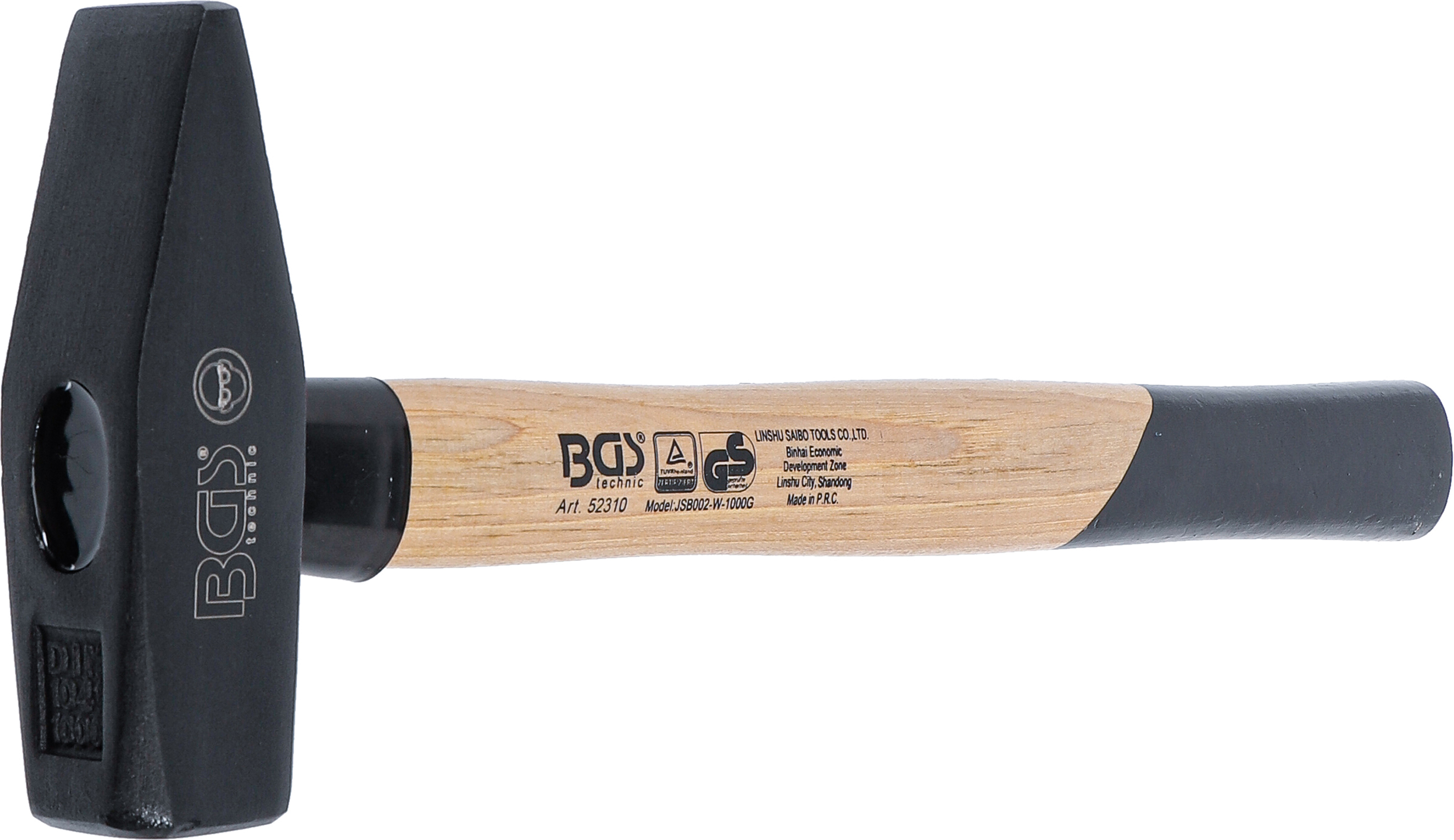 BGS Schlosserhammer | Hickory-Stiel | DIN 1041 | 1000 g