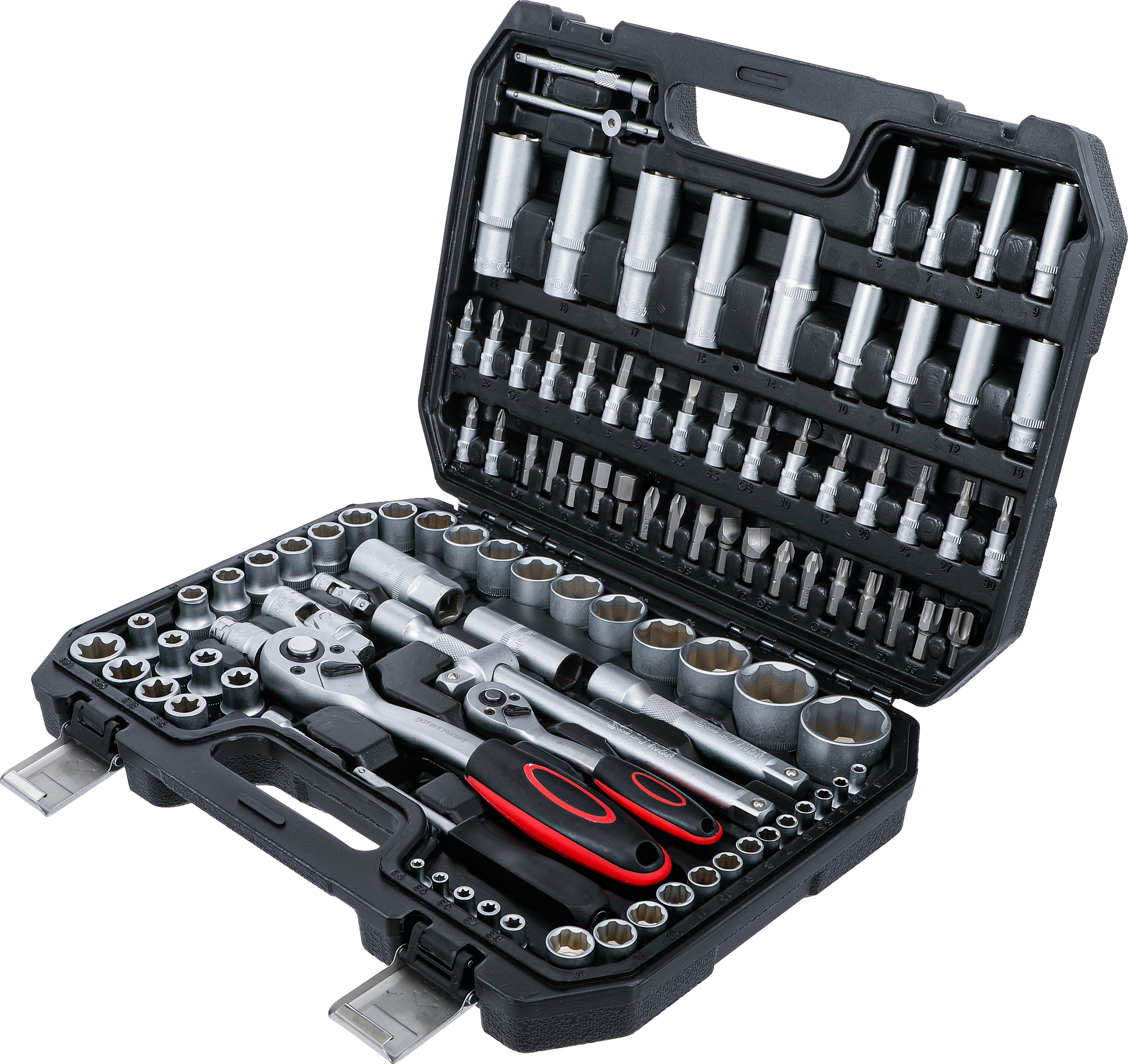 BGS Steckschlüssel-Satz | Antrieb 6,3 mm (1/4") / 12,5 mm (1/2") | 108-tlg.