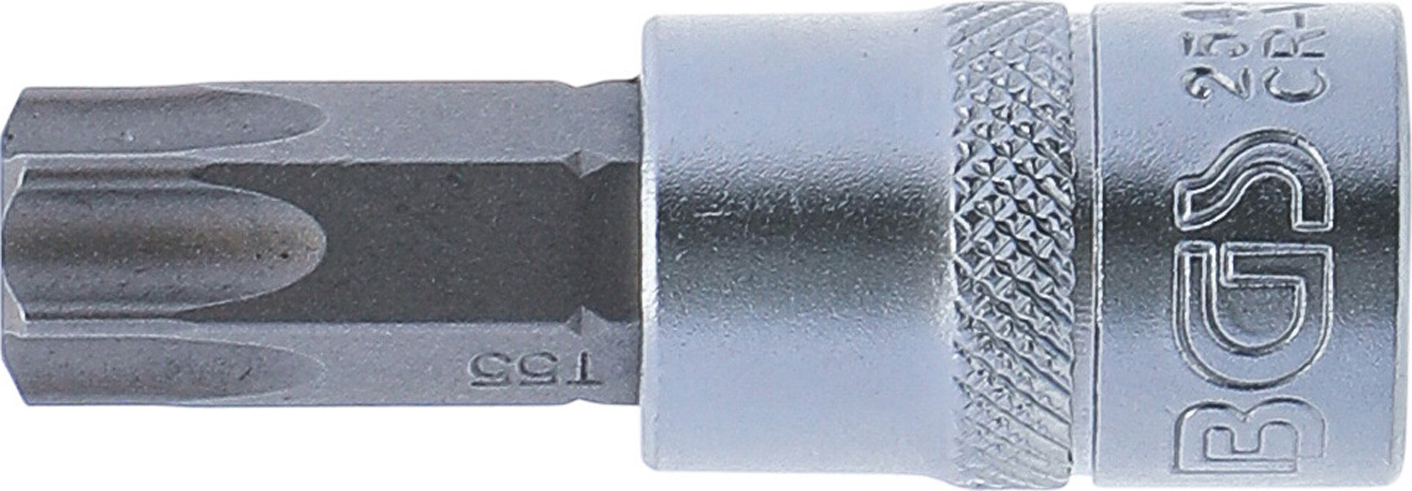 BGS Bit-Einsatz | Antrieb Innenvierkant 10 mm (3/8") | T-Profil (für Torx) T55