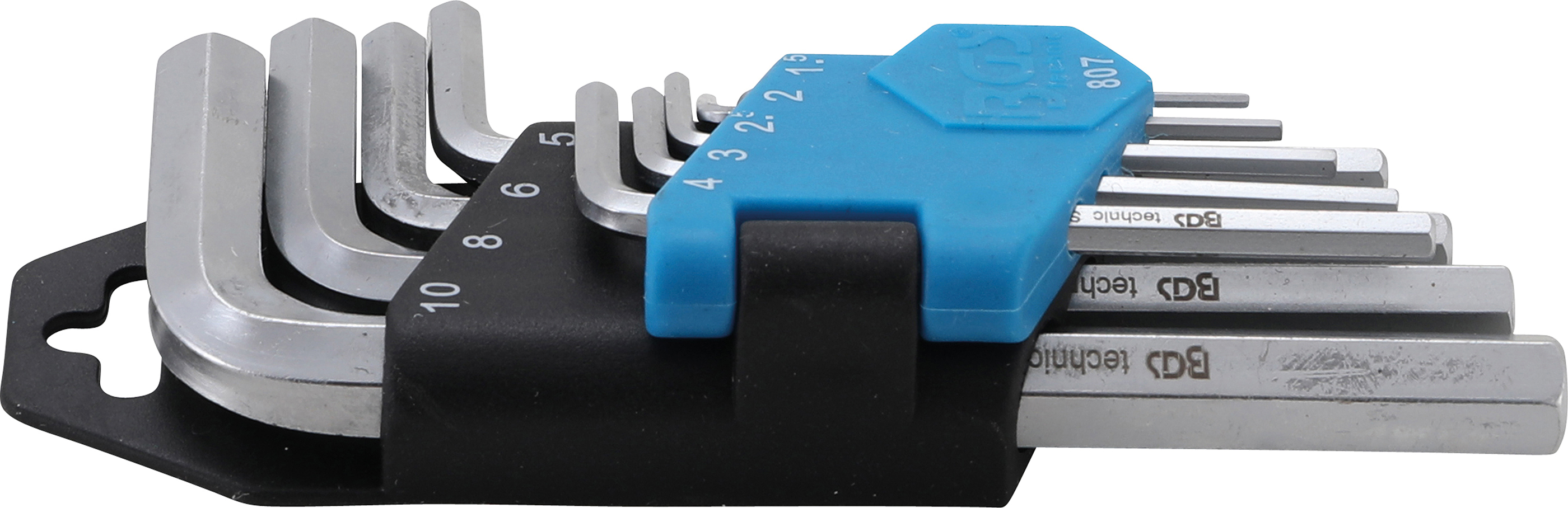 BGS Winkelschlüssel-Satz | kurz | Innensechskant 1,5 - 10 mm | 9-tlg.