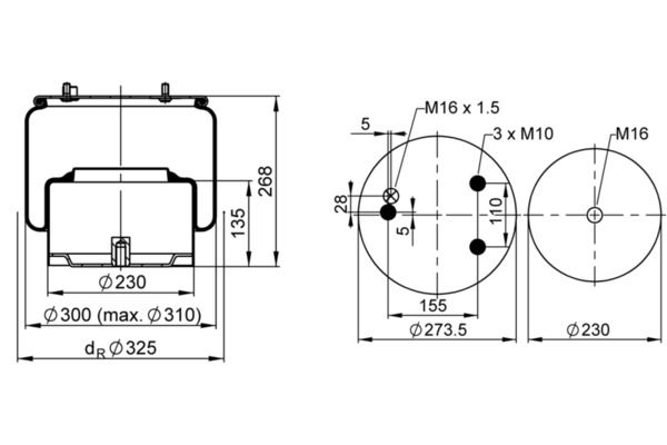 Federbalg, Luftfederung