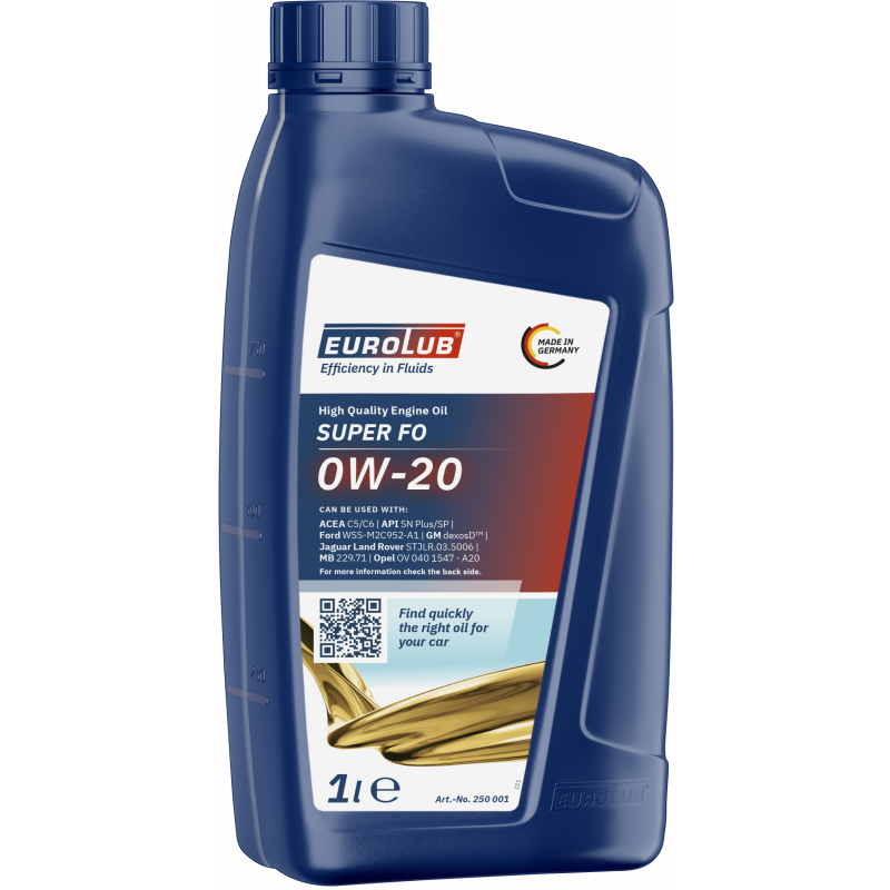 0W-20 Eurolub Super FO Motoröl 1 Liter