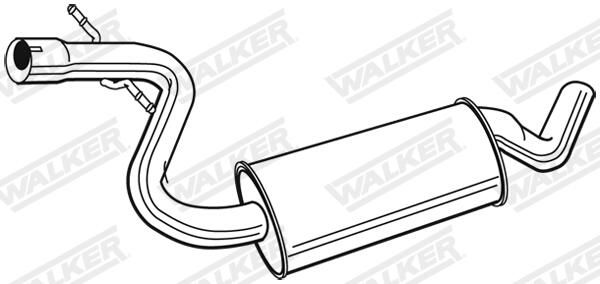 Mittelschalldämpfer